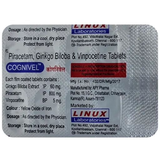 cognivel tablet 10's